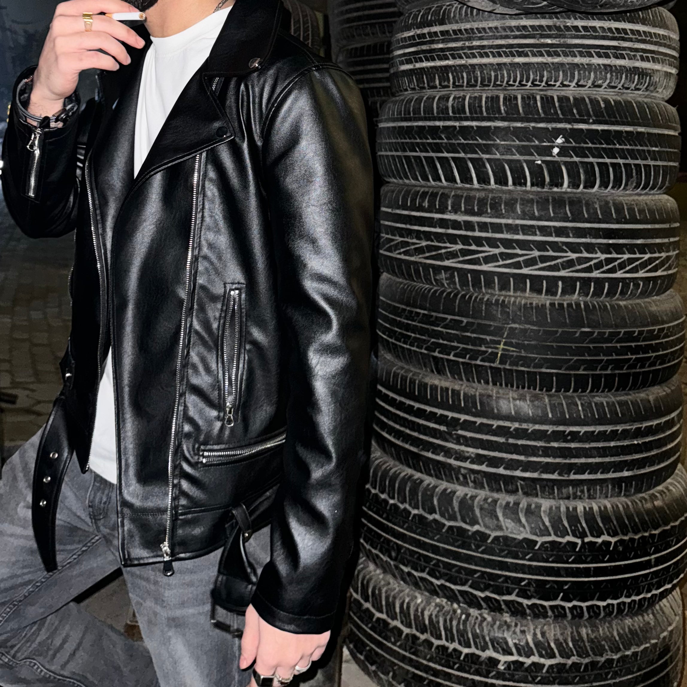 MIDNIGHT LEATHER JACKET