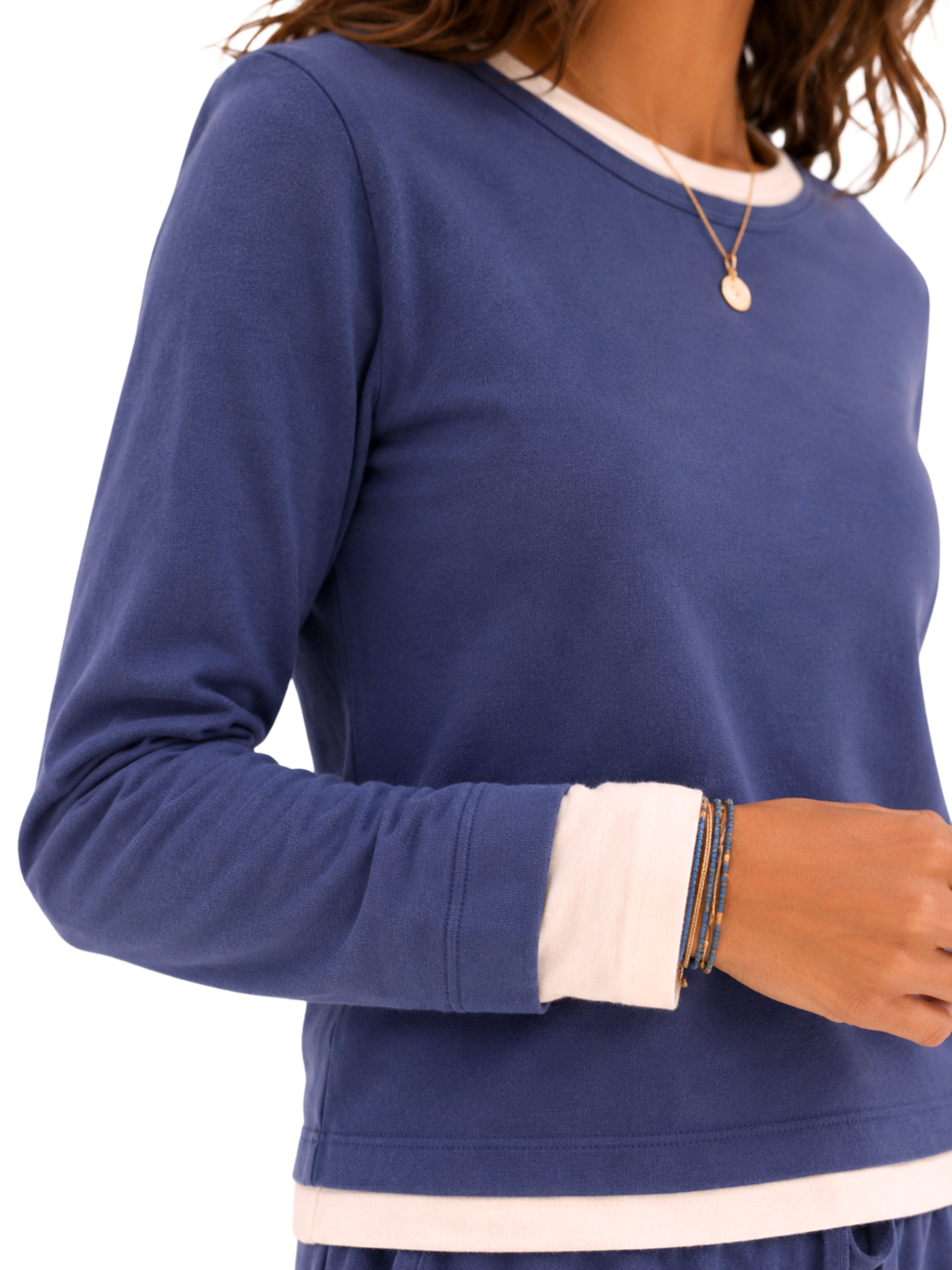LAYER DISTORTION LONG SLEEVE TOP