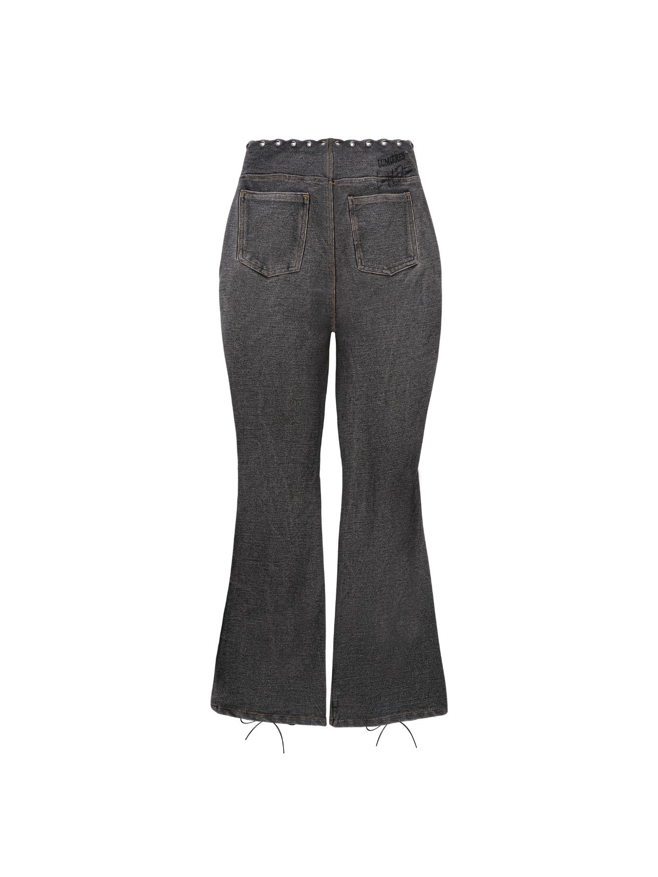 WOMENS BOOTLEG JEANS KNIT DENIM LIMITED EDITION