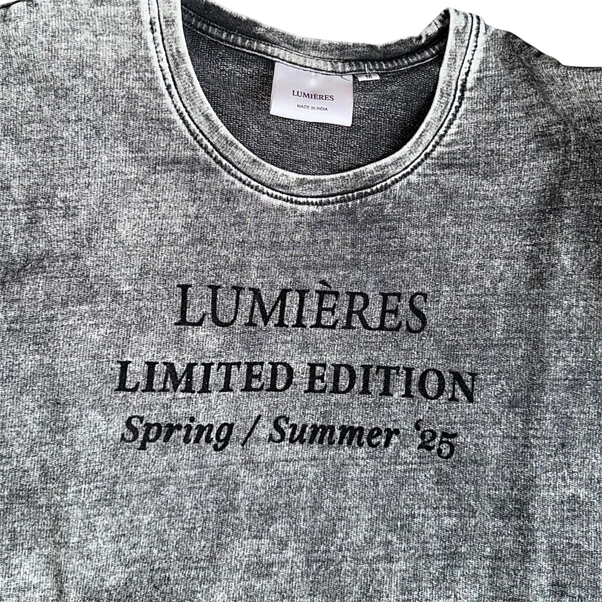 TEXTURED ASH TEE